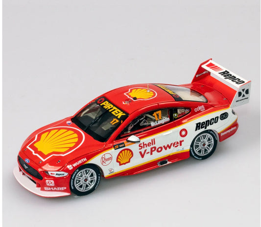 1:43 Scott McLaughlin #17 2019 Championship Winner Ford Mustang GT Shell V-Power Racing Team Authentic Collectables