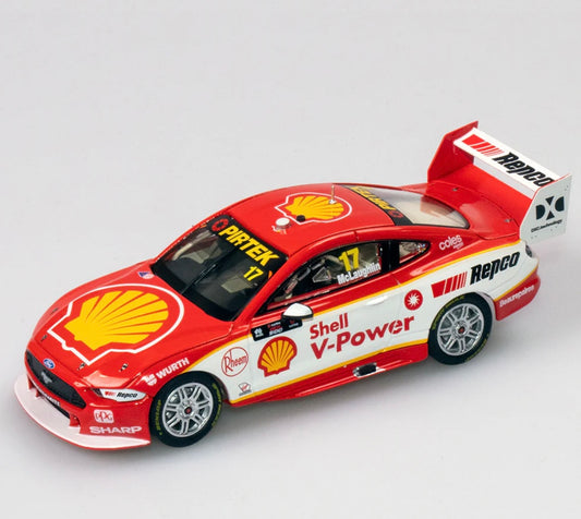 1:43 Scott McLaughlin #17 2019 Adelaide 500 Mustang Wins on Debut Shell V-Power Racing Team Ford Mustang Authentic Collectables
