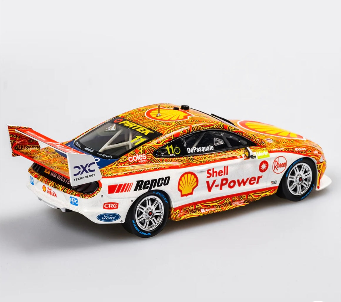 1:43 Anton De Pasquale #11 2022 Darwin Indigenous Round Ford Mustang GT Shell V-Power Racing Team Authentic Collectables
