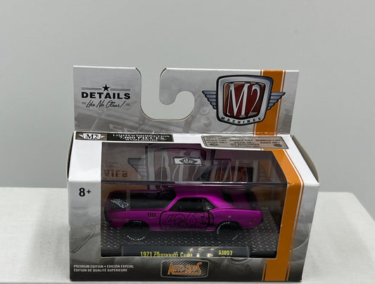 1:64 M2 Machines 1971 Plymouth Cuda AM07