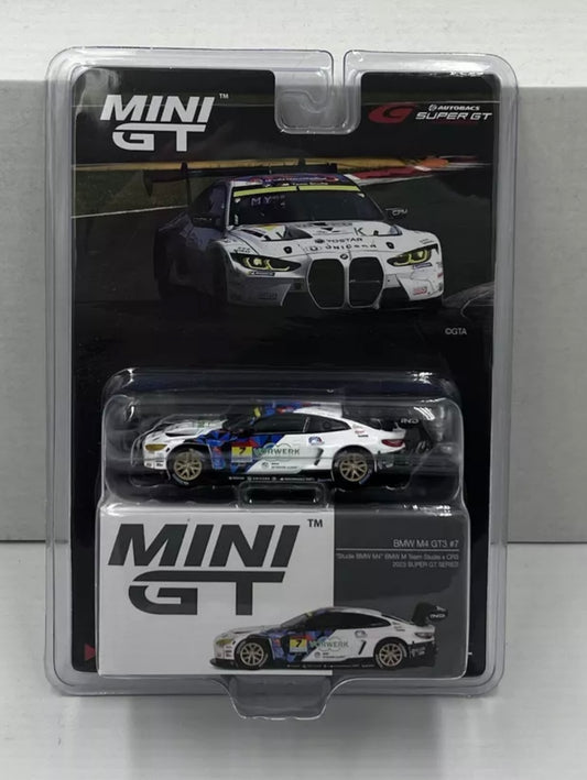 1:64 BMW M4 GT3 #7 BMW Team Studie X CRS 2023 Super GT SeriesMini GT 691