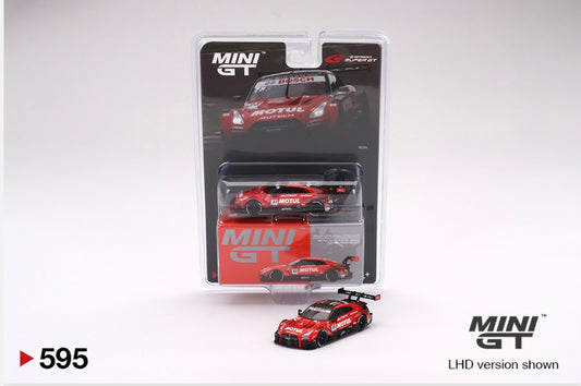 1:64 Nissan GT-R Nismo GT500 #23 Motul Autech GT-R Nismo 2021 Super GT Series Mini GT 595