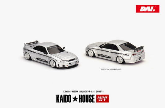 1:64 Nissan Skyline GT-R (R33) Kaido House Mini GT