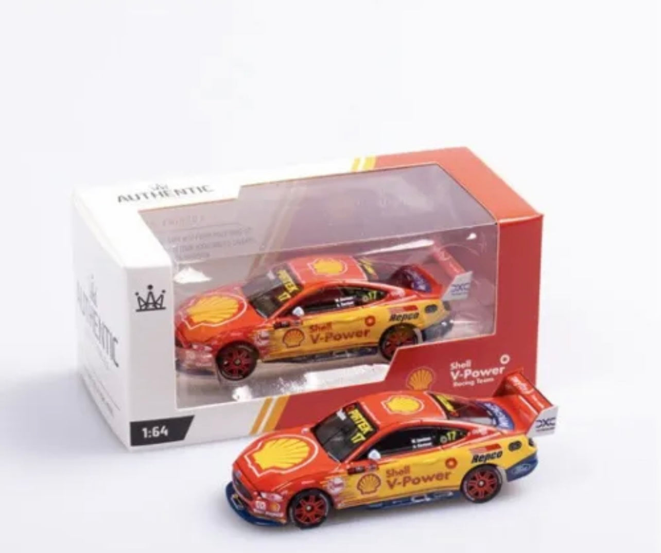 1:64 DJR 1000 Races Livery W. Davison/ A.Davison #17 2022 Bathurst 1000 Ford Mustang Authentic Collectables