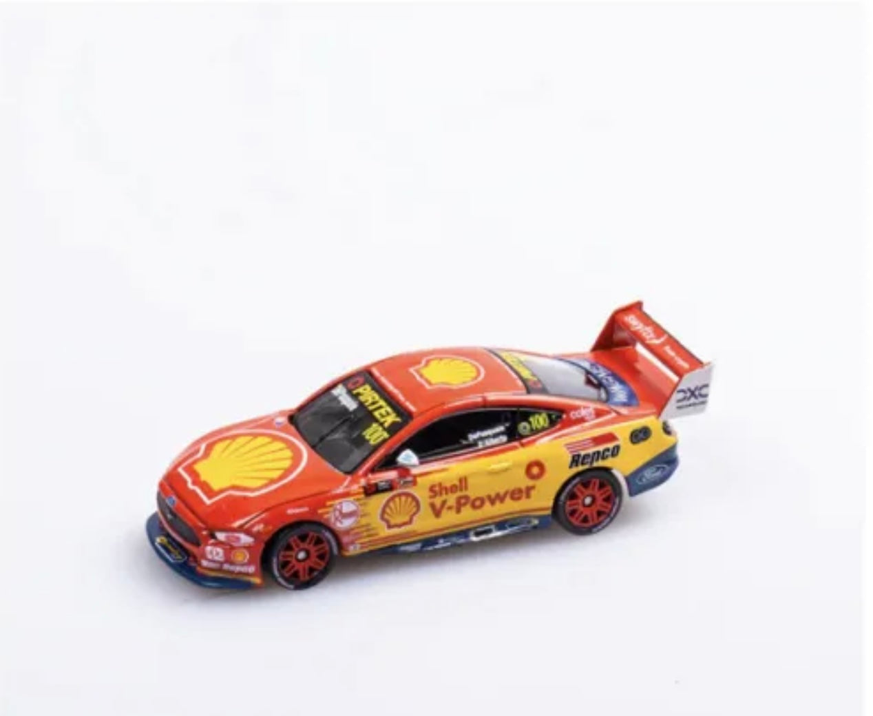 1:64 DJR 1000 Races Livery A. De Pasquale /T. D’Alberto #100 2022 Bathurst 1000 Ford Mustang Authentic Collectables