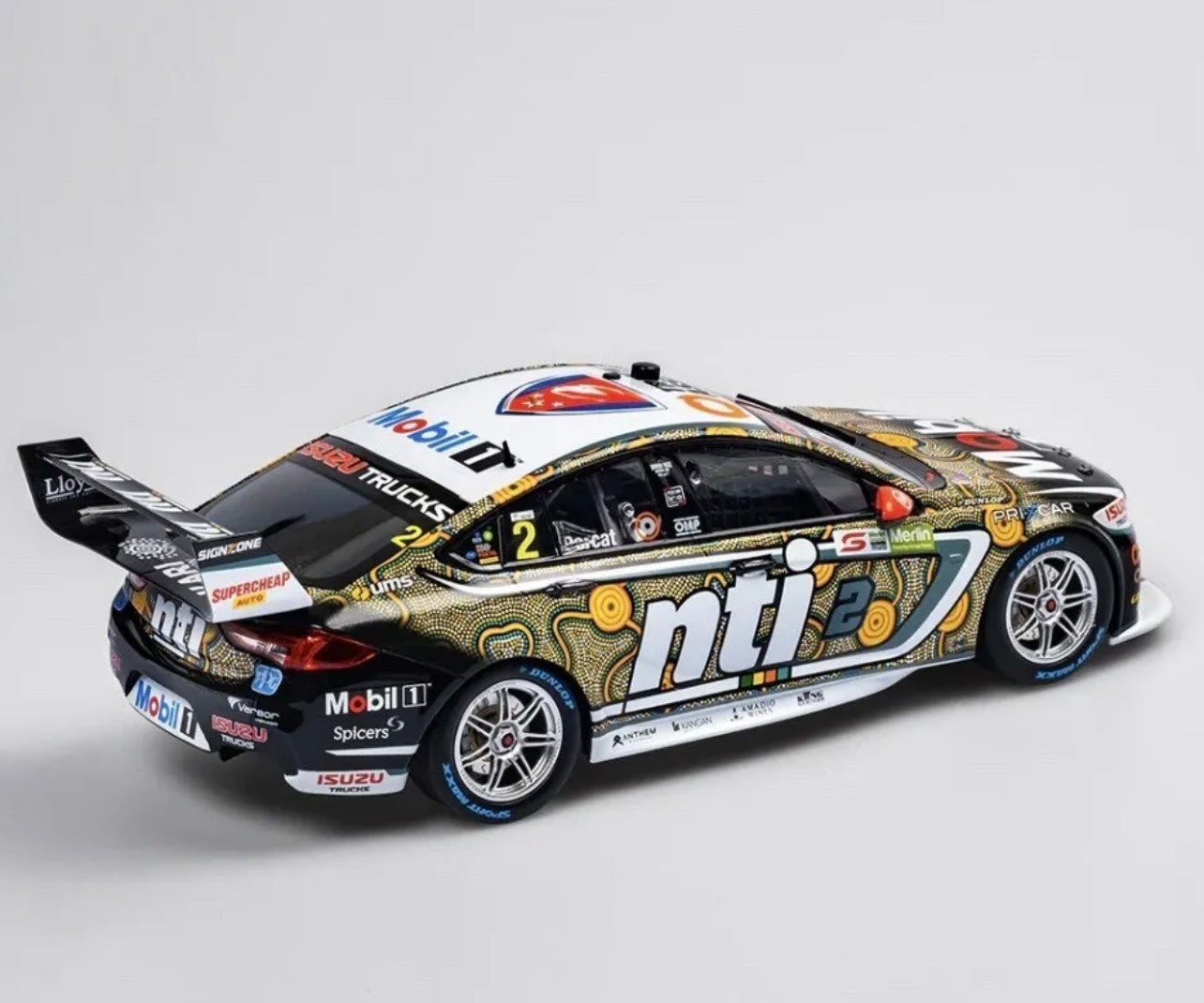 1:18 Nick Percat #2 Holden ZB Commodore 2022 Darwin Authentic Collectables
