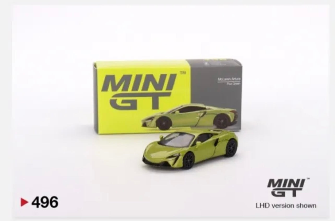 1:64 McLaren Artura Flux Green Mini GT