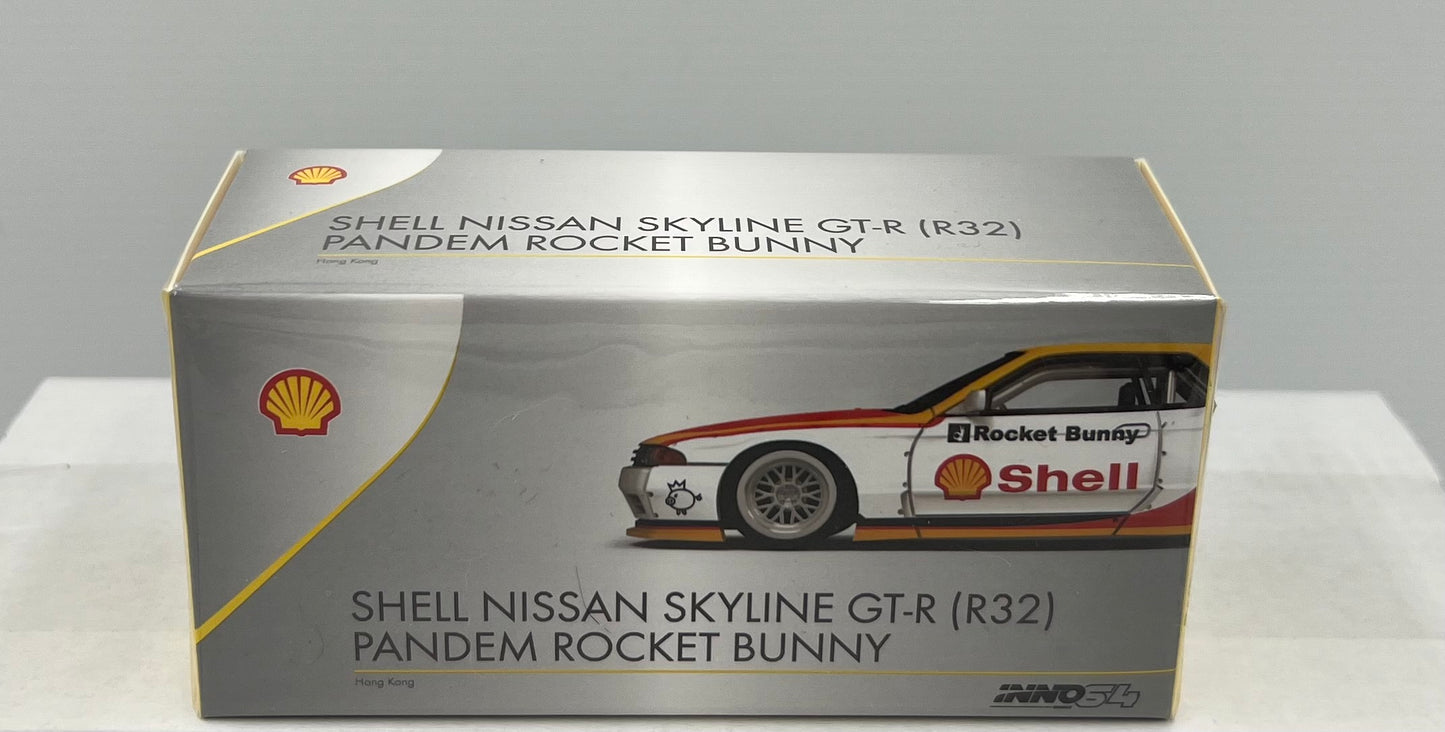 1:64 Shell Nissan Skyline GT-R (R32) Pandem Rocket Bunny INNO64