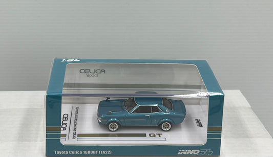 1:64 Toyota Celica 1600GT (TA22) Metallic Blue INNO64