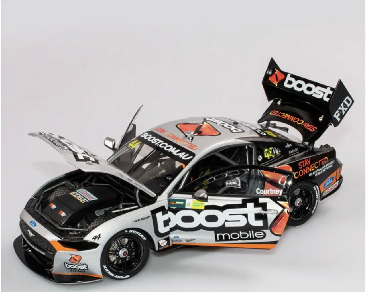 1:18 #44 James Courtney Boost Mobile 2020 Ford Mustang Authentic Collectables