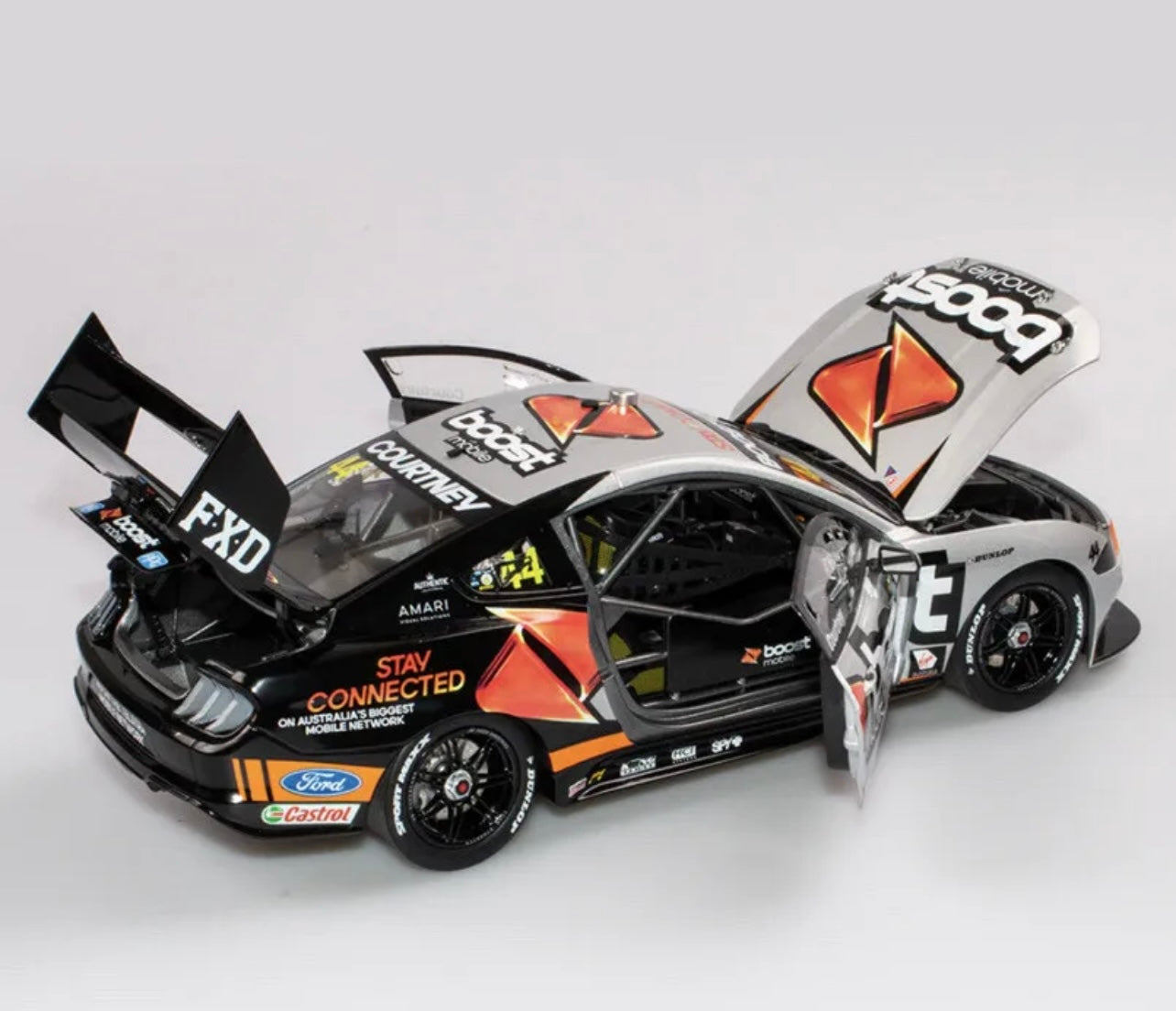 1:18 #44 James Courtney Boost Mobile 2020 Ford Mustang Authentic Collectables