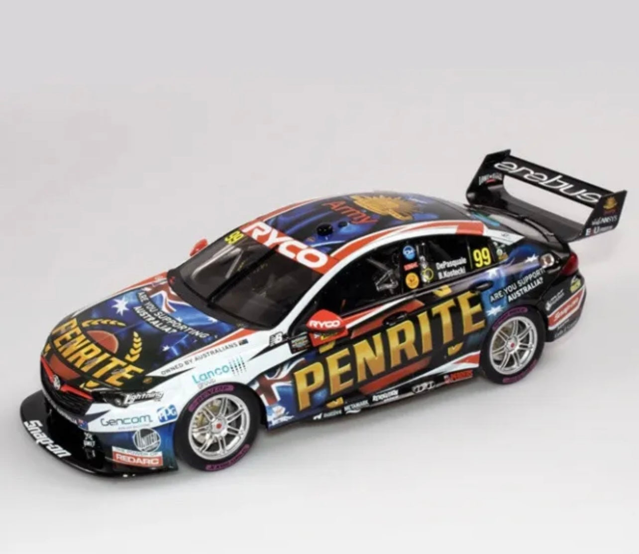 1:18 Anton DePasquale Brodie Kostecki #99 Penrite Racing Holden ZB Commodore 2020 Bathurst Authentic Collectables
