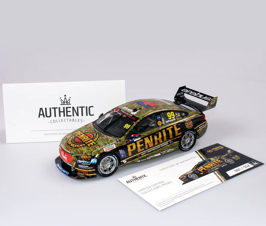 1:18 Anton DePasquale  2019 Holden ZB Commodore #99 Authentic Collectables