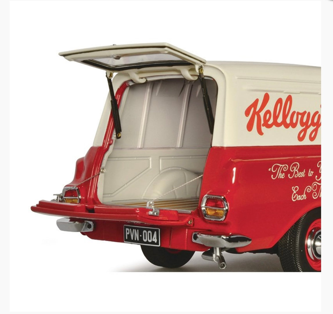 1:18 Holden EH Panel Van Kellogg’s Classic Carlectables