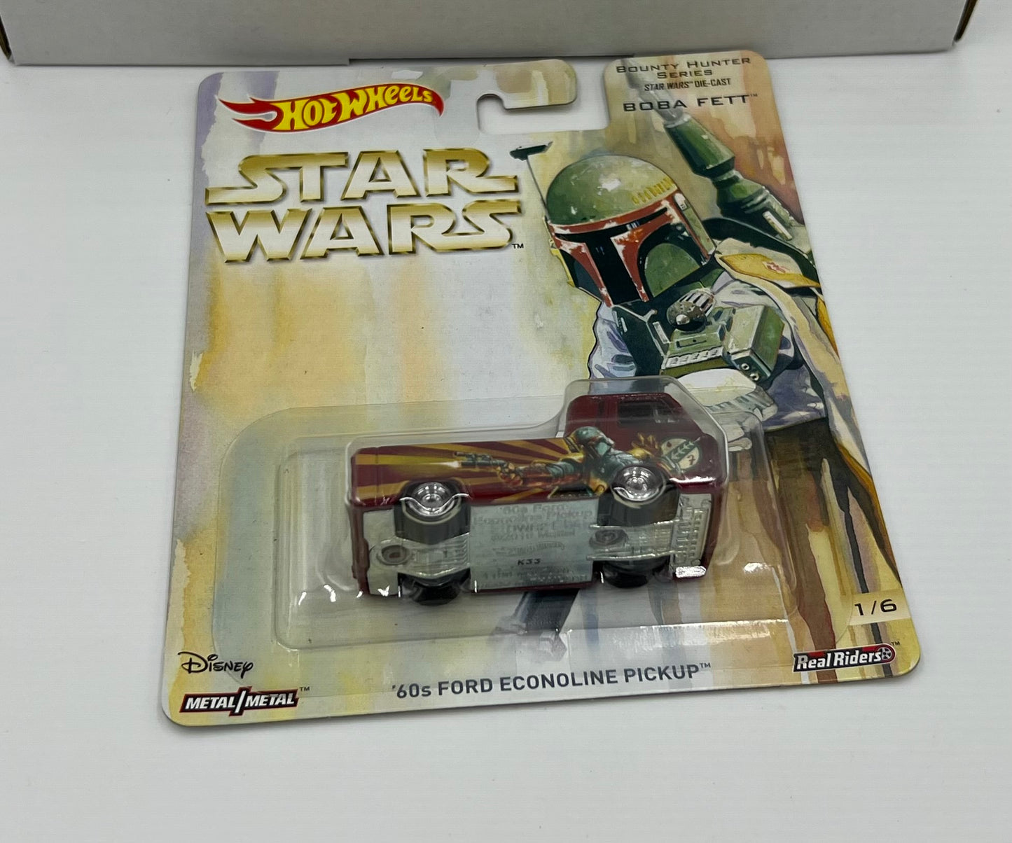 1:64 Star Wars 60s Ford Econoline Pickup Boba Fett Bounty Hunter Series Hot Wheels