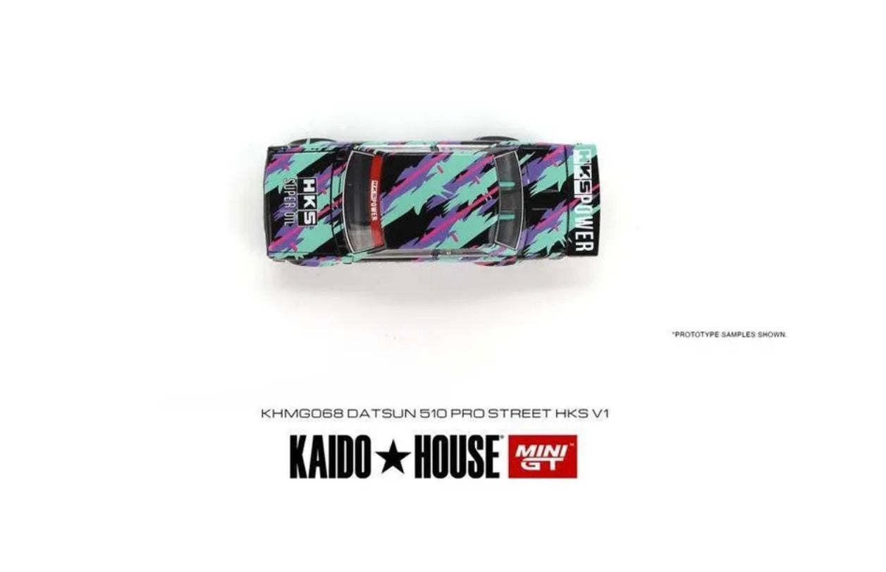 1:64 Datsun 510 Pro Street HKS V1 #068 HKS Power Kaido House