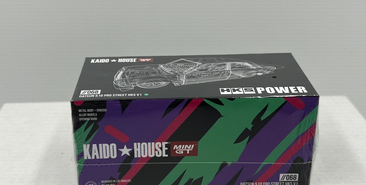 1:64 Datsun 510 Pro Street HKS V1 #068 HKS Power Kaido House