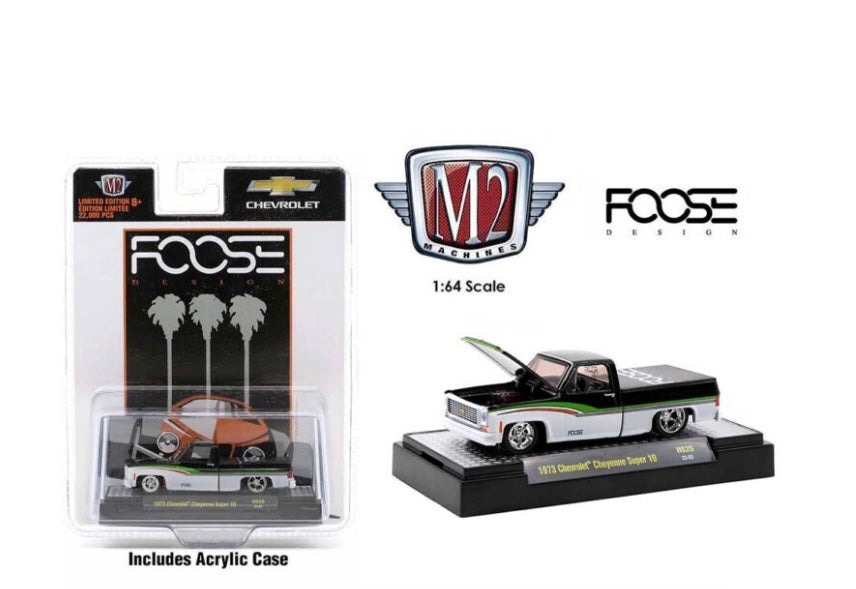 1:64 M2 Machines 1973 Chevrolet Cheyenne Super 10 Foose Design