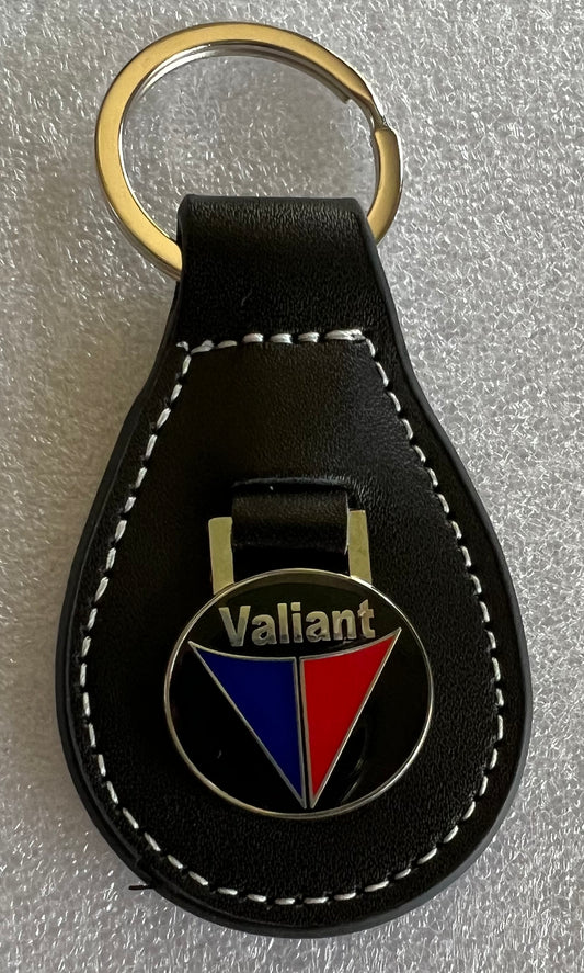 Valiant Leather Key Ring Chrysler Mopar Dodge Hemi