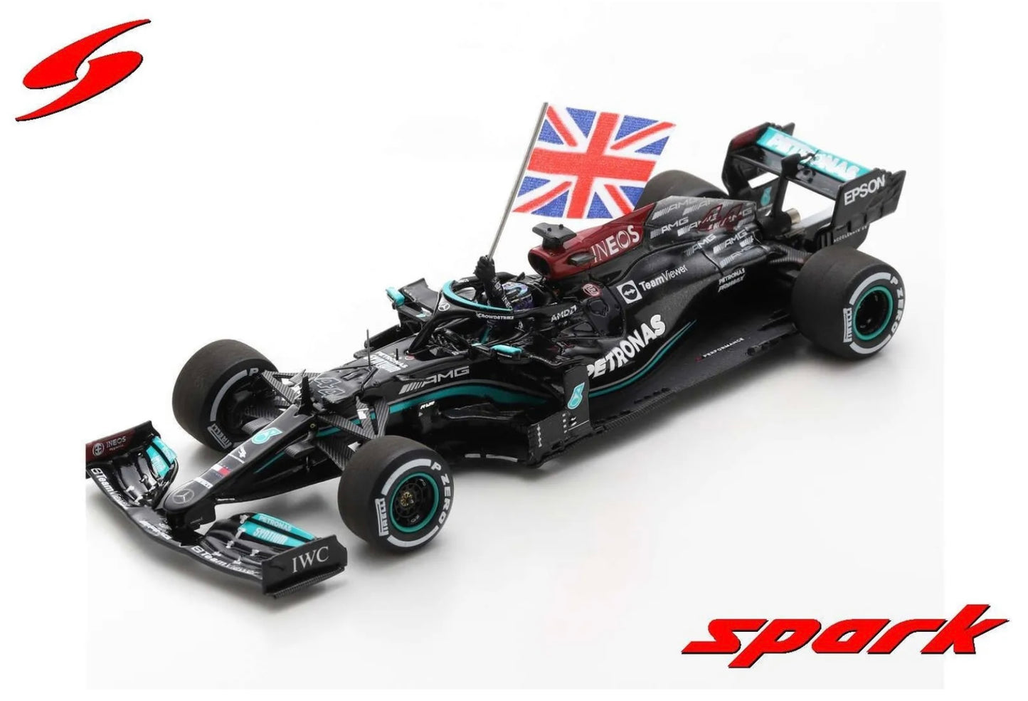 1:43 Mercedes-AMG Petronas F1 Lewis Hamilton Winner British GP 2021