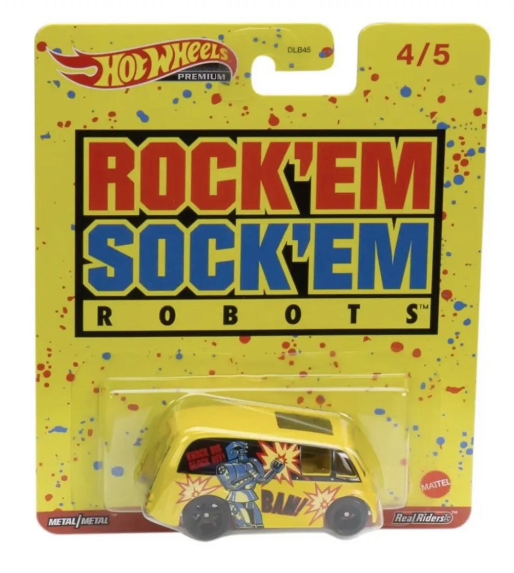 1:64 Quick D-Livery Rock’Em Sock’Em Robots Hot Wheels – All Gassed Up ...
