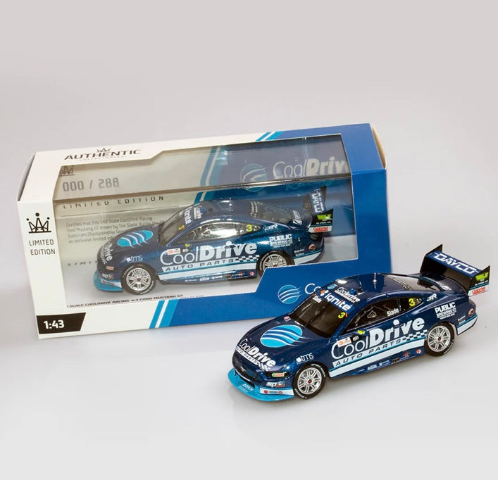 1:43 Tim Slade #3 2021 Supercars CoolDrive Racing Ford Mustang Authentic Collectables