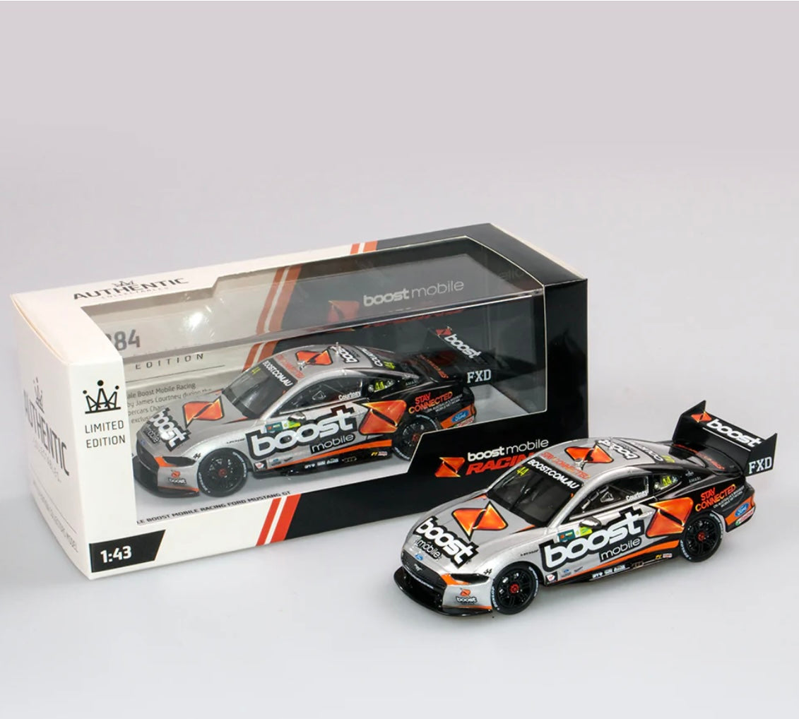 1:43 James Courtney #44 2020 Supercars Season Boost Mobile Racing Ford Mustang Authentic Collectables