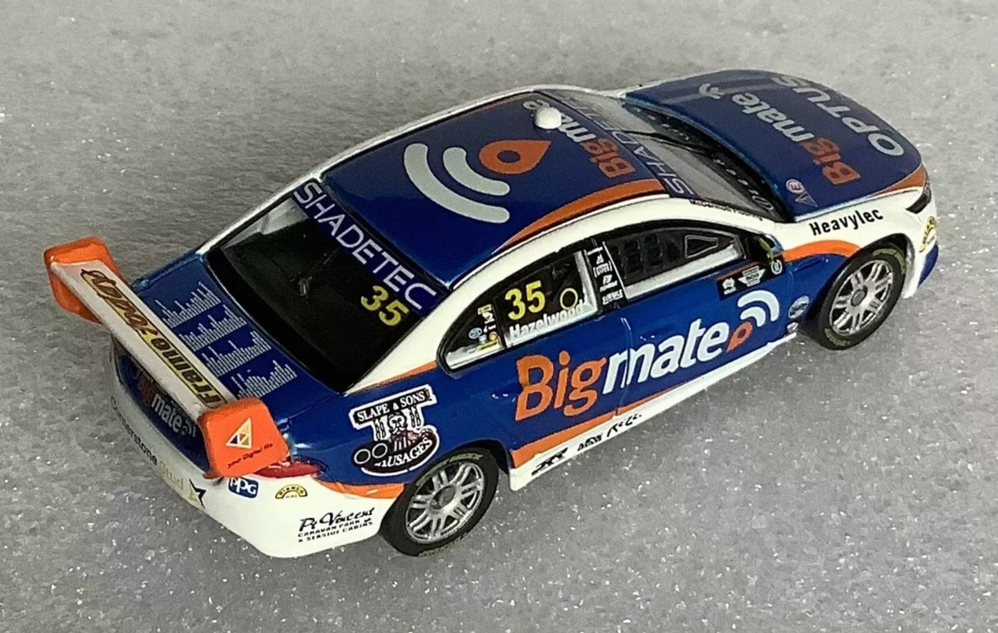 1:64 Todd Hazelwood #35 2018 Supercars Season Ford FGX Falcon Authentic Collectables