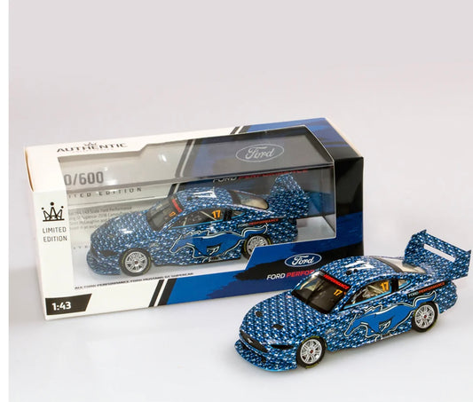 1:43 McLaughlin/ Coulthard #17 2018 Camouflage Test Livery Ford Performance Ford Mustang Authentic Collectables