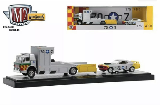 1:64 M2 Auto Hauler 1970 Ford C-950 Ramp & 1970 Ford Mustang
